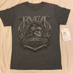 RVCA Skull Artist Network Program NWT shirt💀💃🏻☠️ size S *special edition*